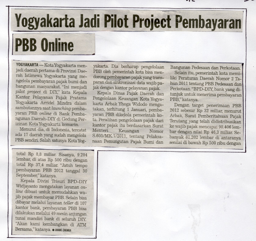 Kliping jogja terbaru
